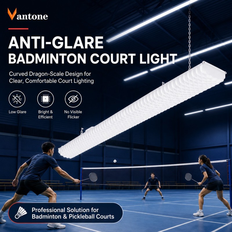 BD-003 Dragon-Scale Anti-Glare LED Badminton Court Light
