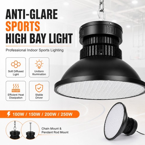 BD-006 Honeycomb Anti-Glare LED Sports High Bay Light