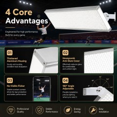 BD-002 Honeycomb Anti-Glare LED Badminton Court Light