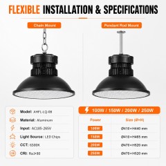 BD-006 Honeycomb Anti-Glare LED Sports High Bay Light