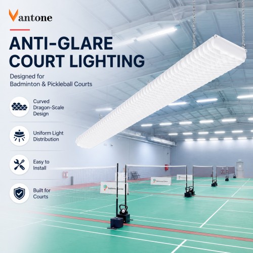 BD-003 Dragon-Scale Anti-Glare LED Badminton Court Light