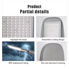 OD-015 IP65 Die-Cast Aluminum LED Street Light 50W-200W