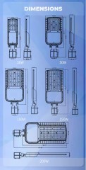 STL-002 IP65 LED Street Light 30W-200W