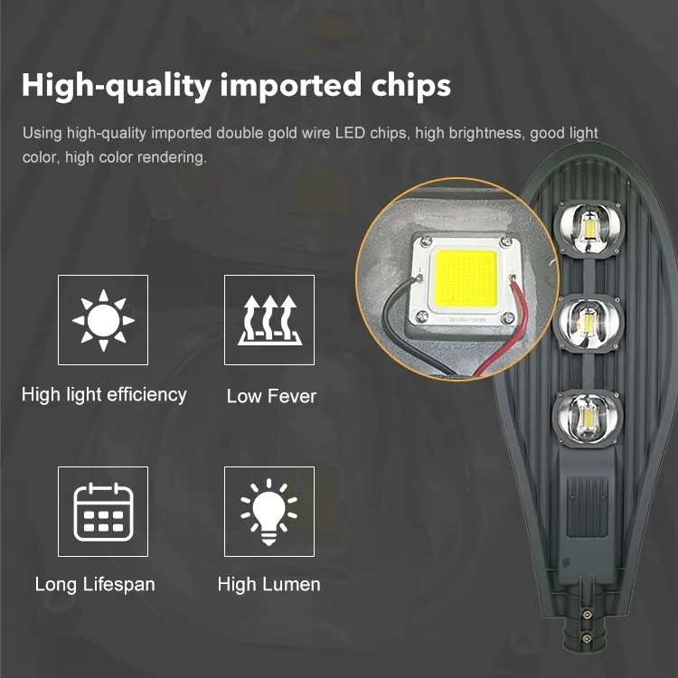 ST-001 IP66 COB LED Street Light 30W-250W