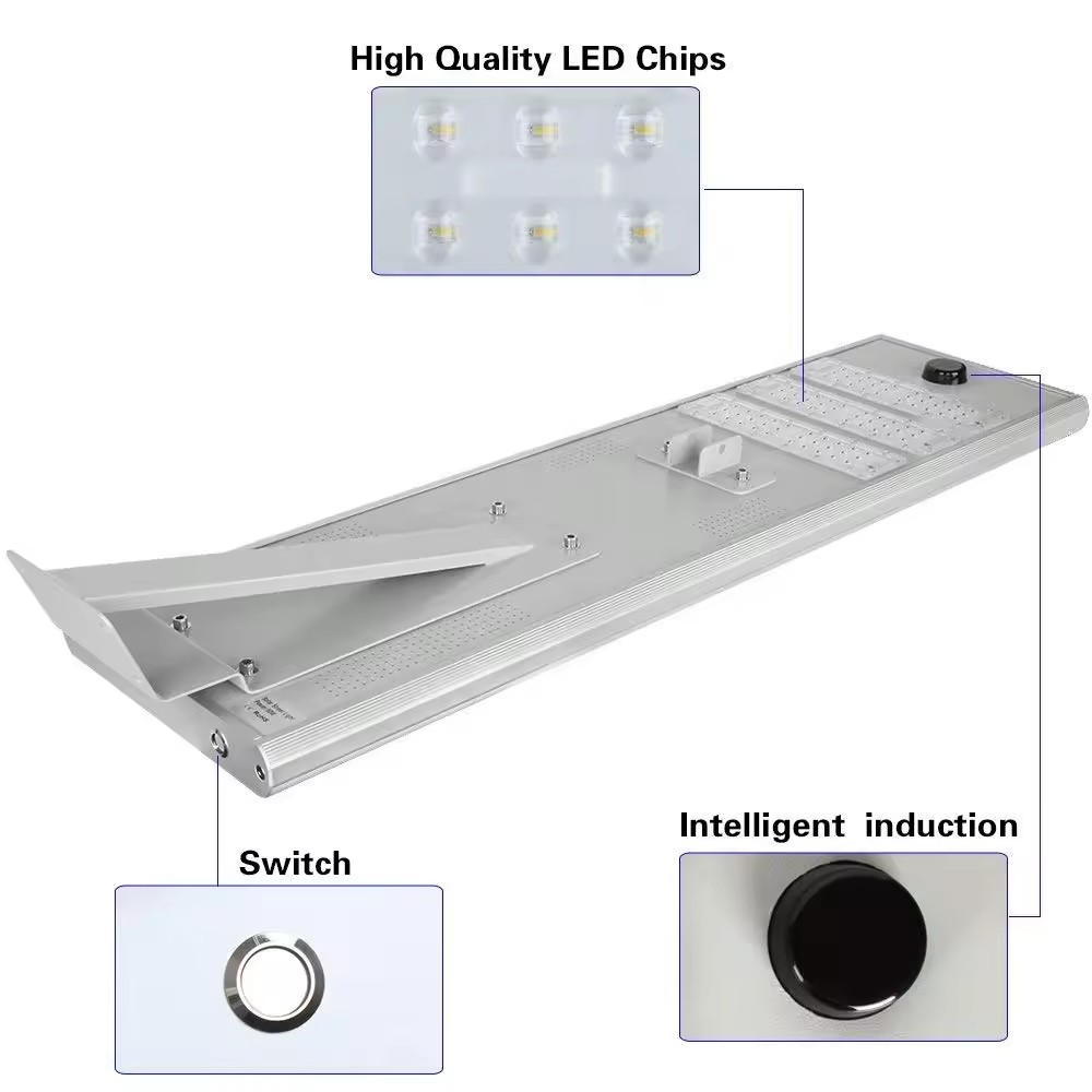 DL-YT-L White All-in-One Solar Street Light