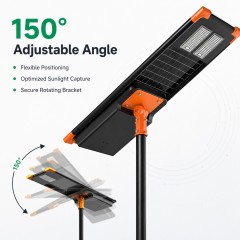 DL-YT-Z Adjustable All-in-One Solar Street Light 40W-150W
