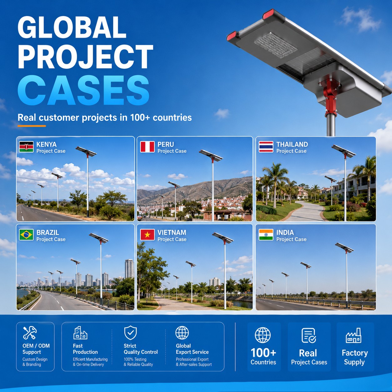DL-YT-F Adjustable Integrated Solar Street Light 40W-120W