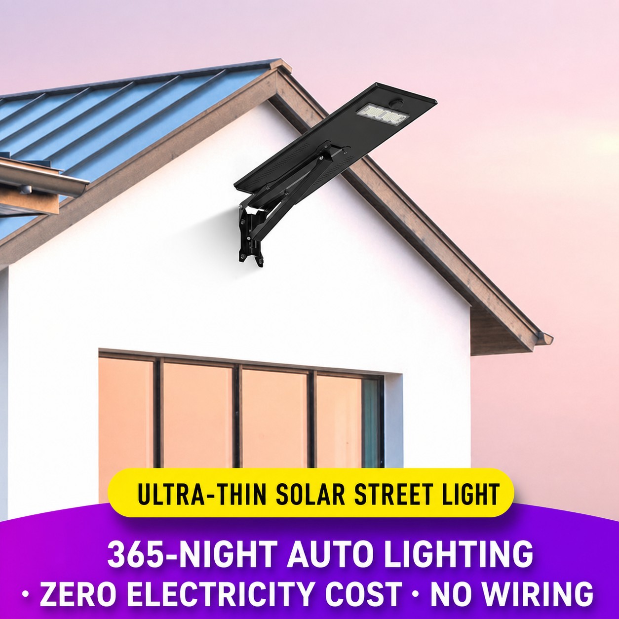 DL-YT-T Ultra-Thin Solar Street Light 20W-40W