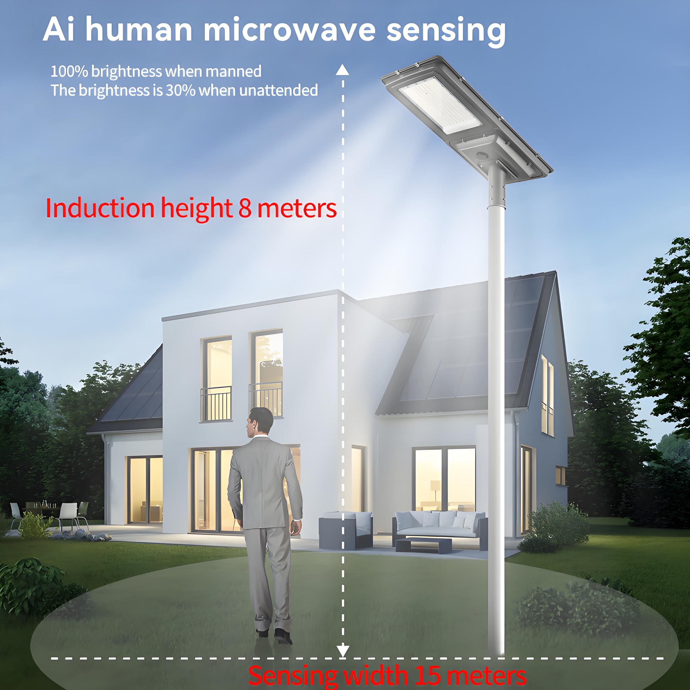 DL-YT-O All-in-One Solar Street Light 100W-300W