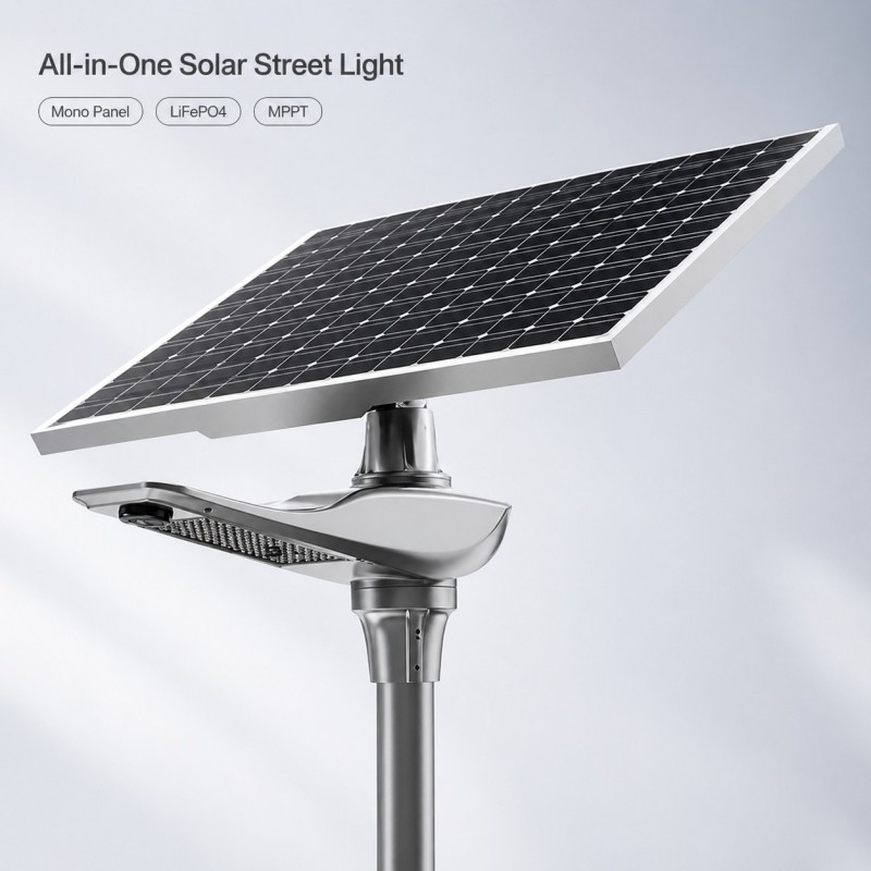DL-YT-U Integrated Solar Street Light 30W-80W