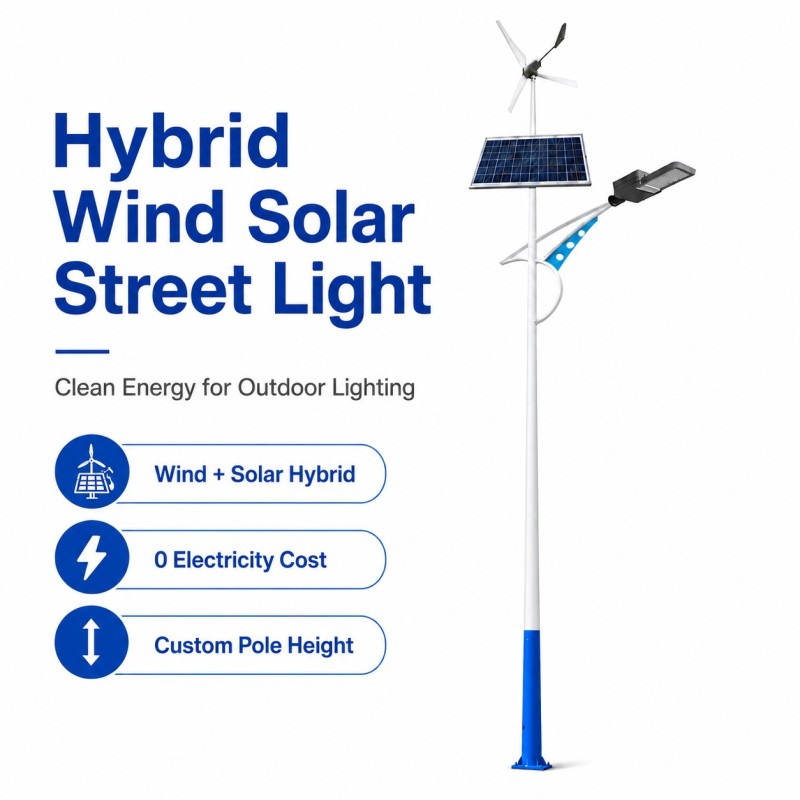 DL-YT-X Hybrid Wind Solar Street Light