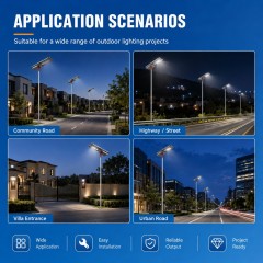 DL-YT-F Adjustable Integrated Solar Street Light 40W-120W