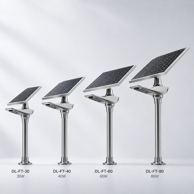DL-YT-U Integrated Solar Street Light 30W-80W