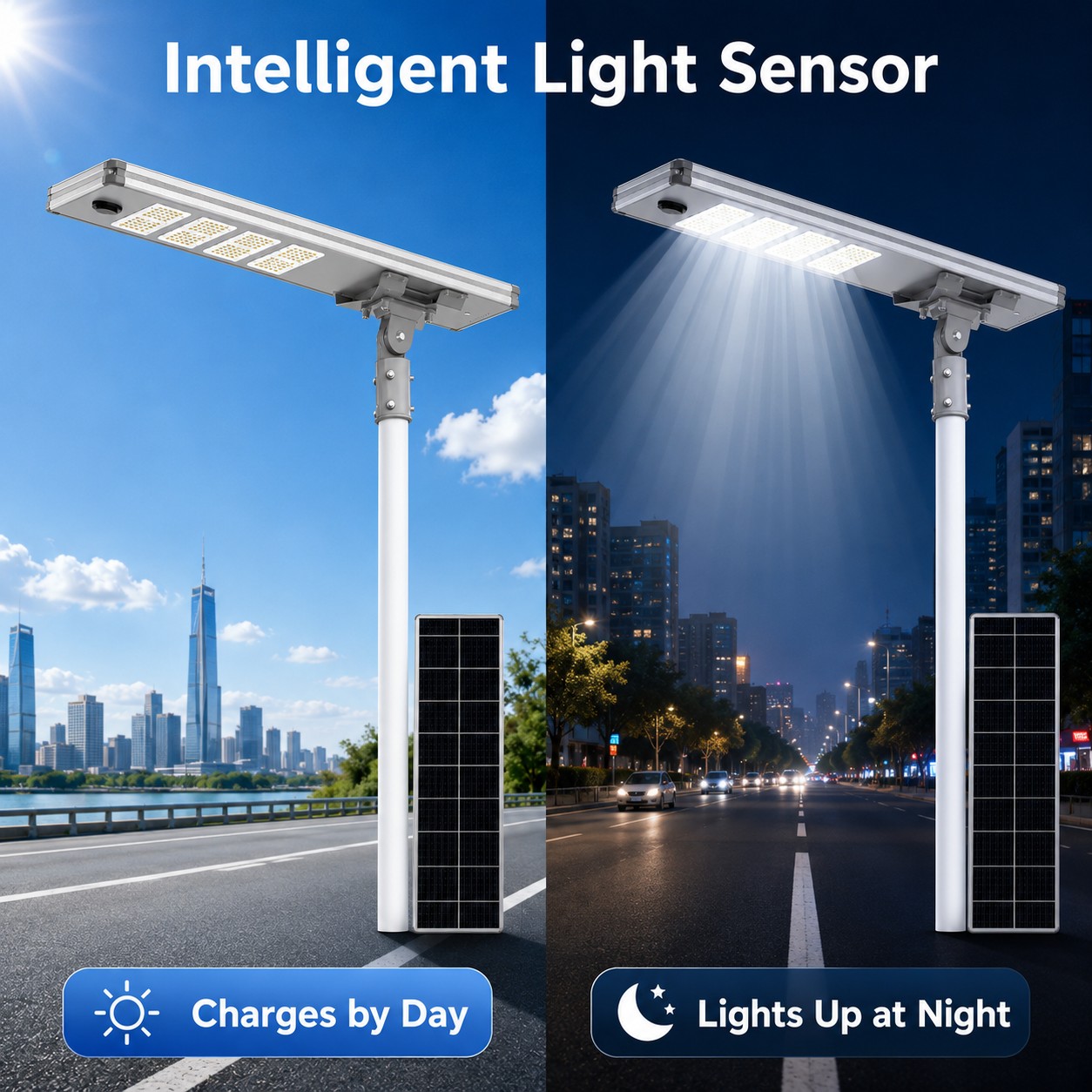 DL-YT-Y Engineering All-in-One Solar Street Light 50W-250W