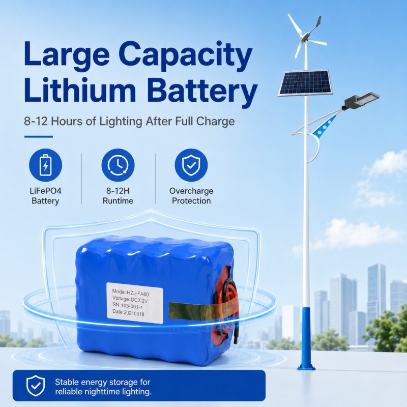 DL-YT-X Hybrid Wind Solar Street Light