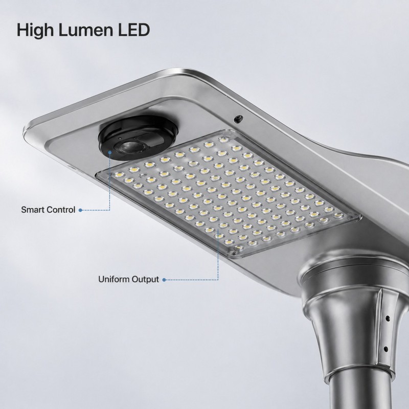 DL-YT-U Integrated Solar Street Light 30W-80W