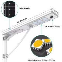 DL-YT-L White All-in-One Solar Street Light
