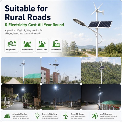 DL-YT-V Wind Solar Hybrid Street Light