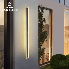 OD-007 Solar Panel Linear Outdoor Wall Light