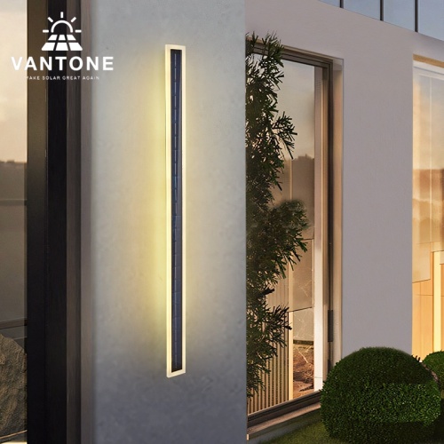 OD-007 Solar Panel Linear Outdoor Wall Light
