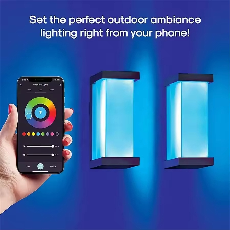 OD-012 Smart RGBWW WiFi Outdoor Wall Light