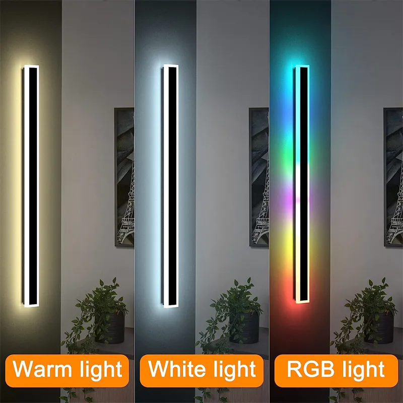 OD-006 RGB Linear LED Outdoor Wall Light