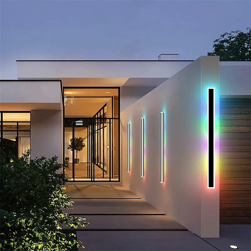 OD-006 RGB Linear LED Outdoor Wall Light