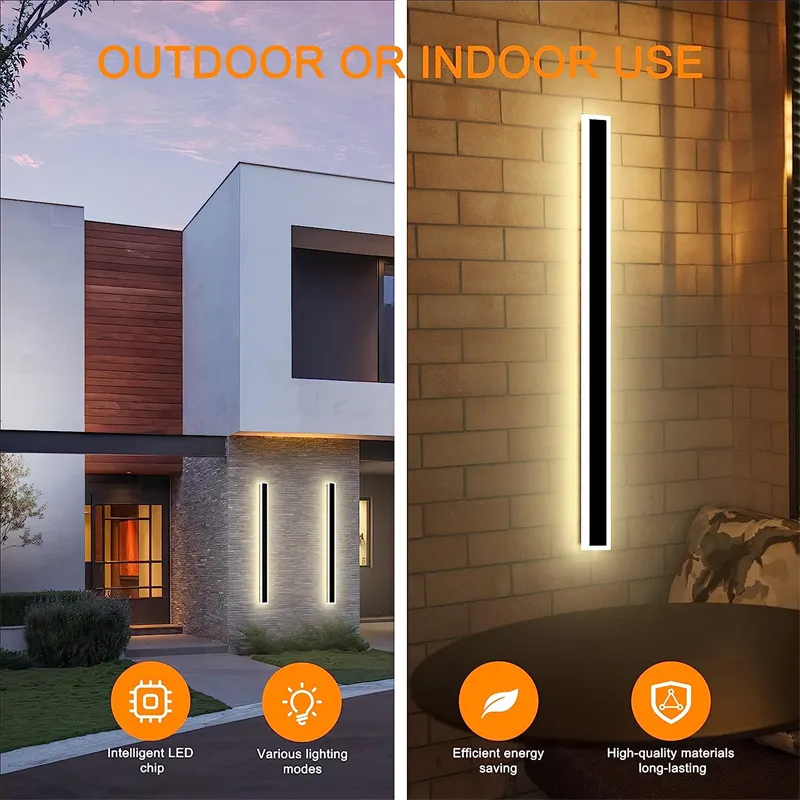 OD-006 RGB Linear LED Outdoor Wall Light