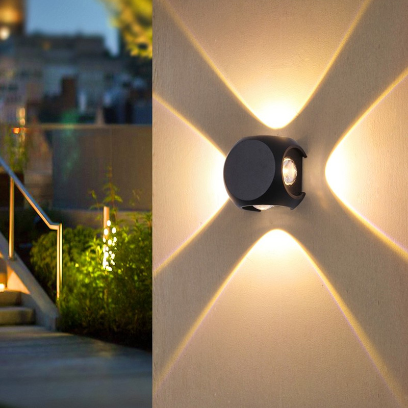 OD-004 Cube Four-Way LED Outdoor Wall Light