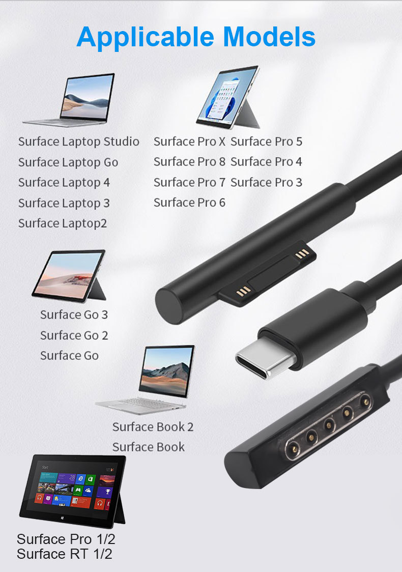BY-006S Mult-Function Microsoft Power Cable