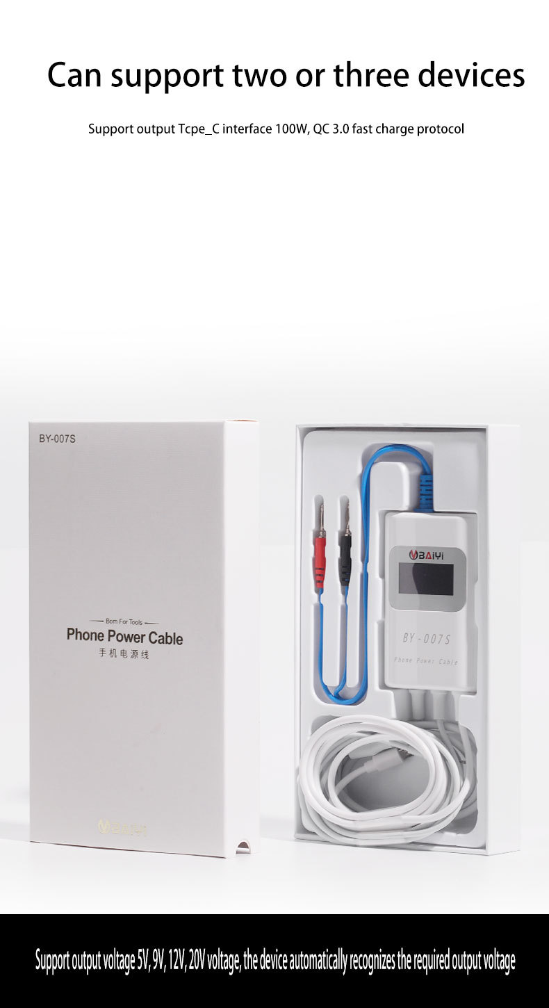 BY-007S Mult-Function Smart Mobile Phone Charging Detection Line