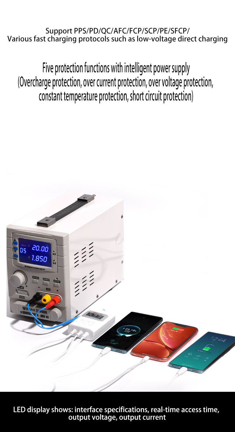 BY-007S Mult-Function Smart Mobile Phone Charging Detection Line