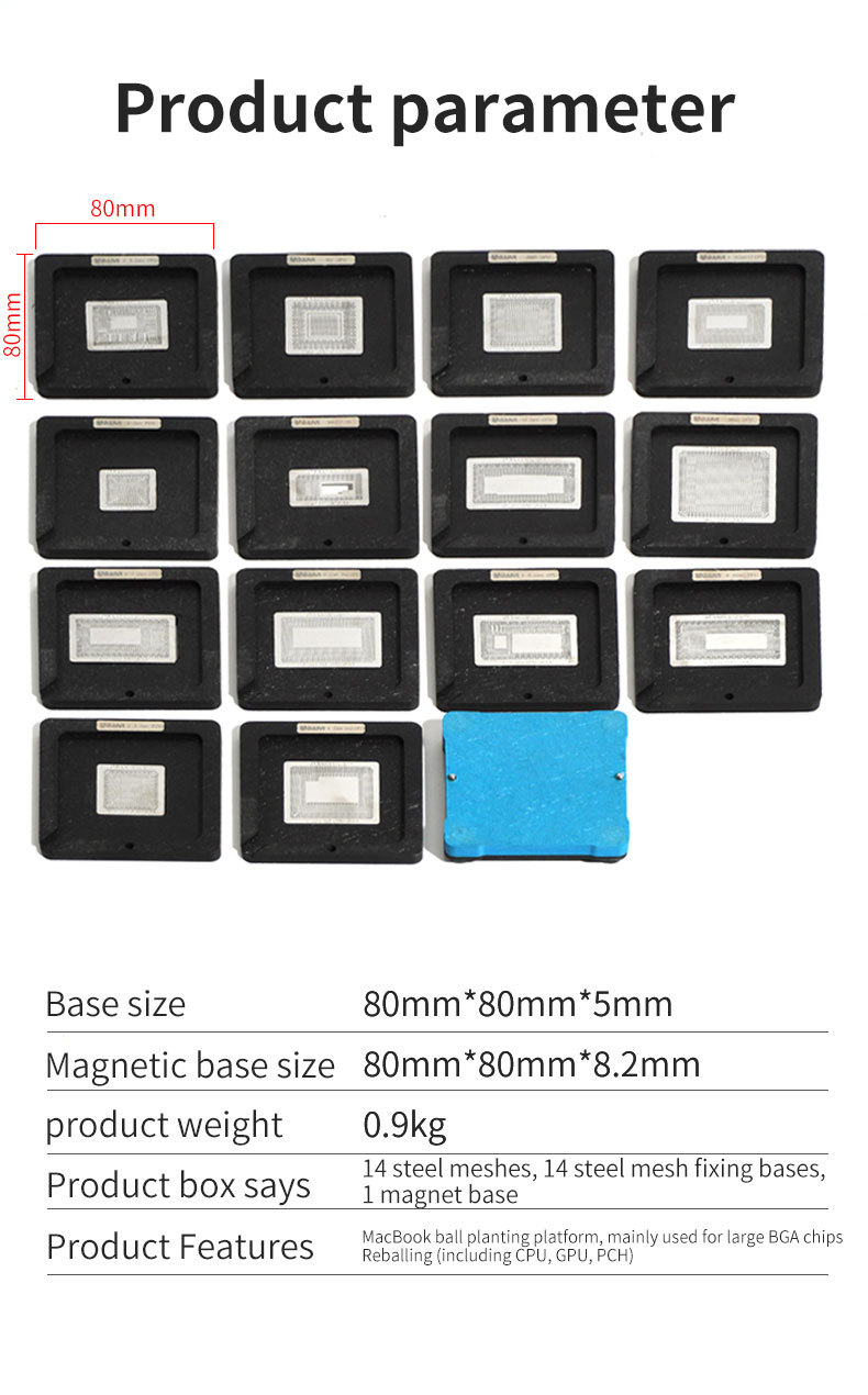DS-201A Macbook Ball Planting Platform for CPU GPU PCH BGA Chips
