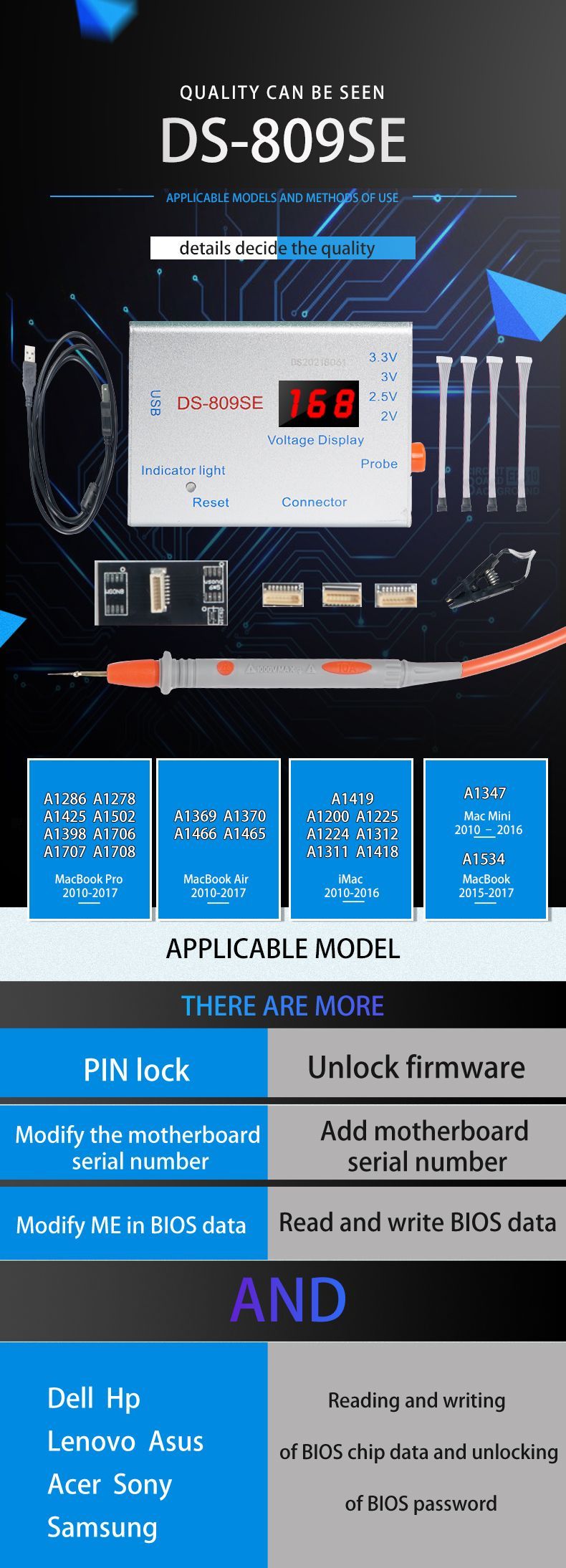 Unlocking Tool-DS-809SE