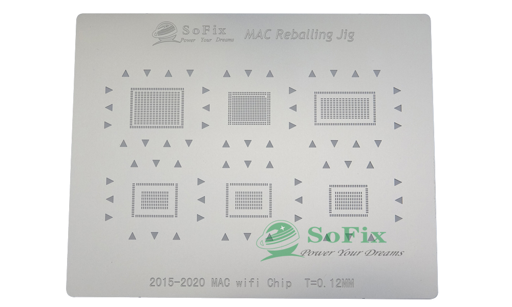 MacBook logic board  BGA Reballing stencil ,Full set