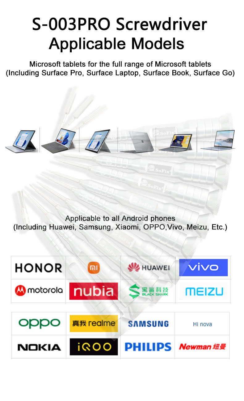 S003PRO MacBook and iPhone Screwdriver Set