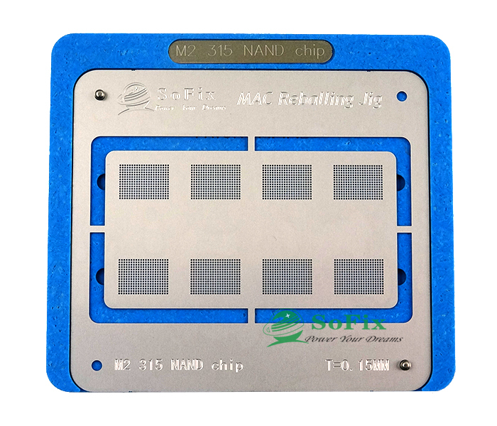 2016-2021 / M2 NAND Reballing Jig with Stencil ,BGA Reballing Kit
