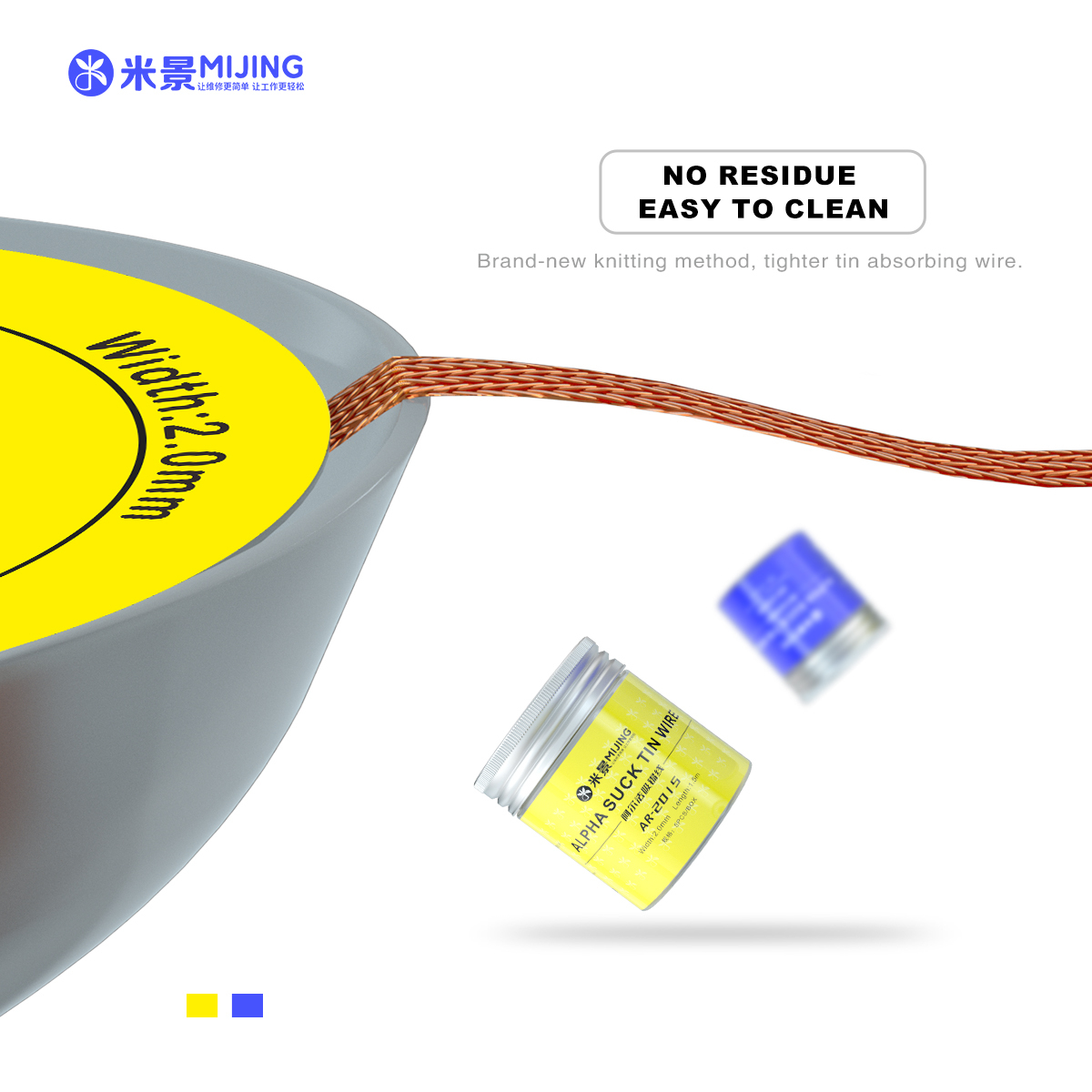 Mijing AR-2020 ALPHATIN-ABSORBING WIRE (5pcs/box)