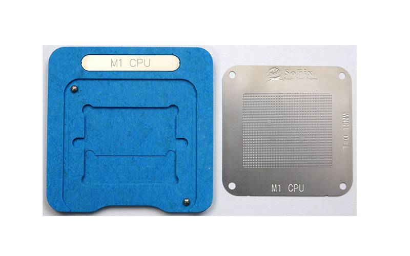 MacBook Air 13inch A2179 A1932 CPU  Reballing Jig, M1 M2 CPU Reballing JigBGA Reballing Kit