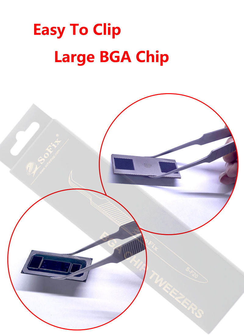BGA Chip Tweezers S-F20