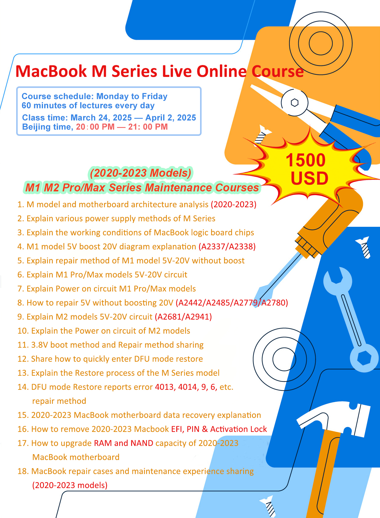 MacBook M Series Live Online Course