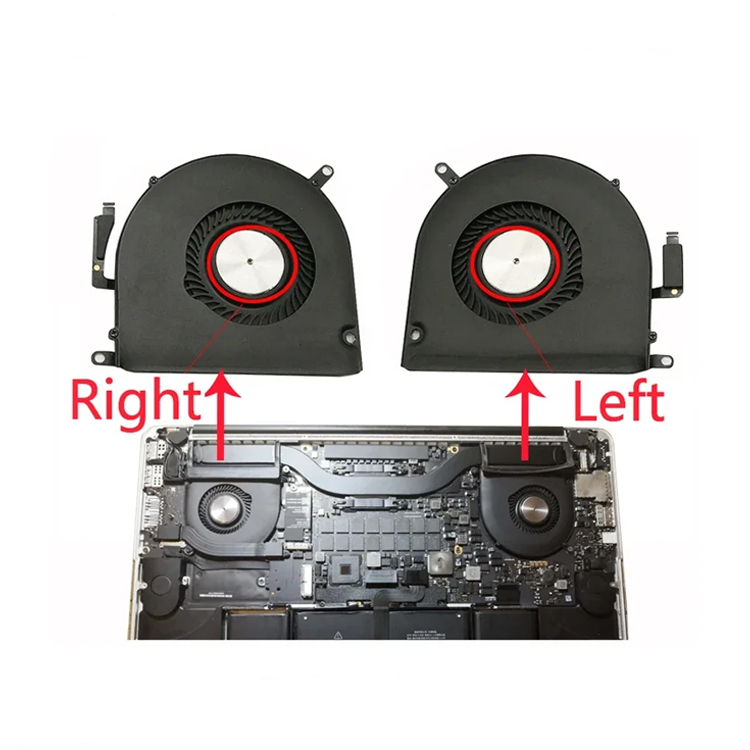 CPU Cooling Fan Set for MacBook Pro Retina A1398 2013 2014 2015 Left and Right Set A1398 Cooling Fan