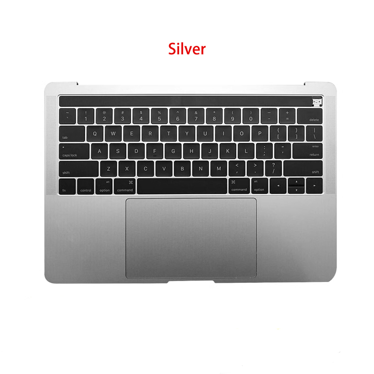 A1708 Topcase for Macbook Pro Retina 13.3inch Top case with US Keyboard Trackpad Silver Grey A1708 Top Case with Keyboard