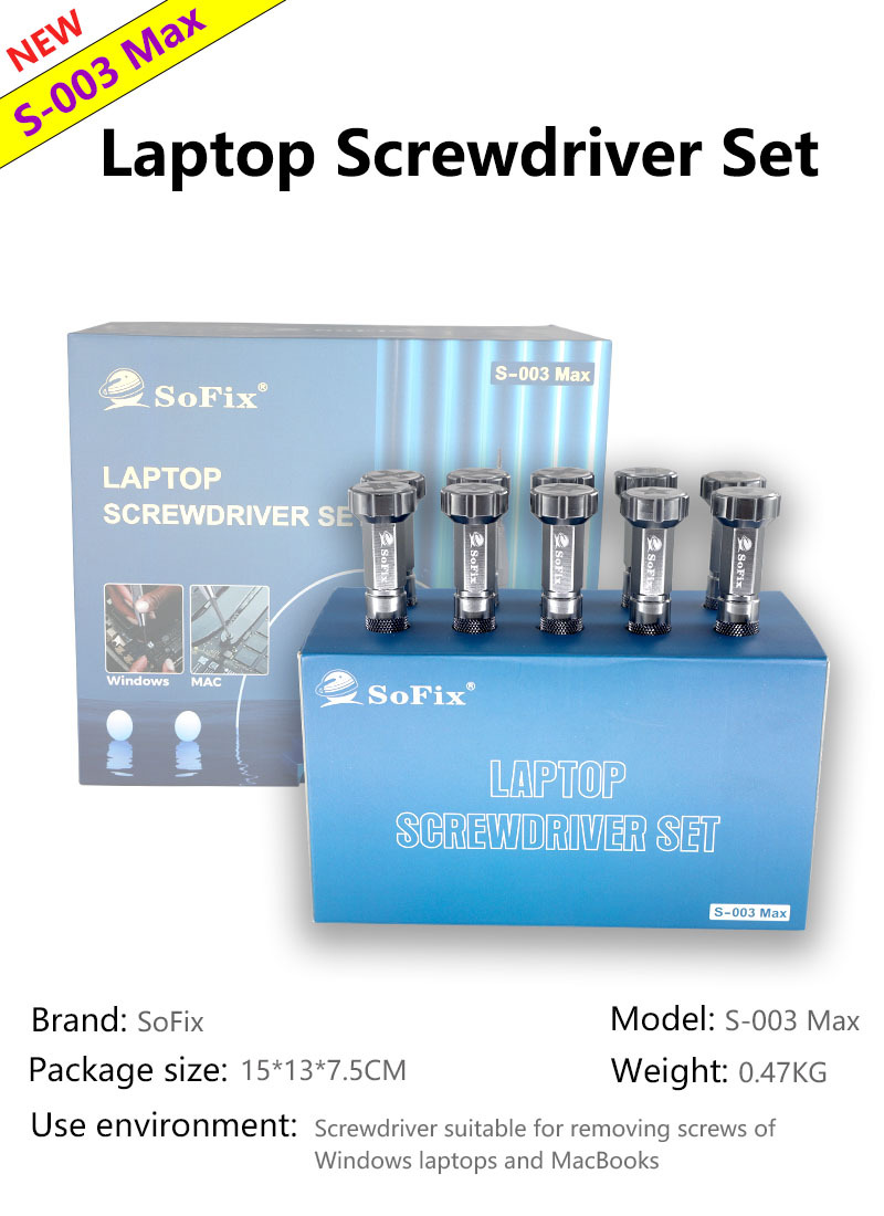 S-003 Max Laptop Screwdriver Set