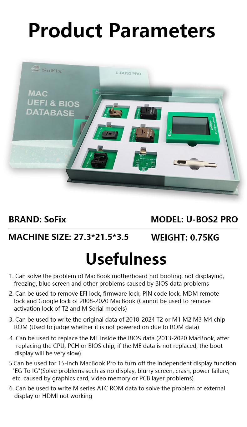 U-BOS2 PRO Mac UEFI and BIOS DATABASE