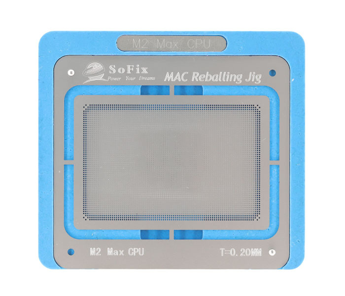 Inter / M1 / M2 / M3 / M4 CPU Reballing Jig with Stencil ,2013-2024 CPU BGA Reballing Kit