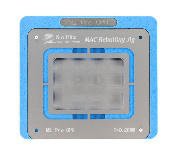 Inter / M1 / M2 / M3 / M4 CPU Reballing Jig with Stencil ,2013-2024 CPU BGA Reballing Kit