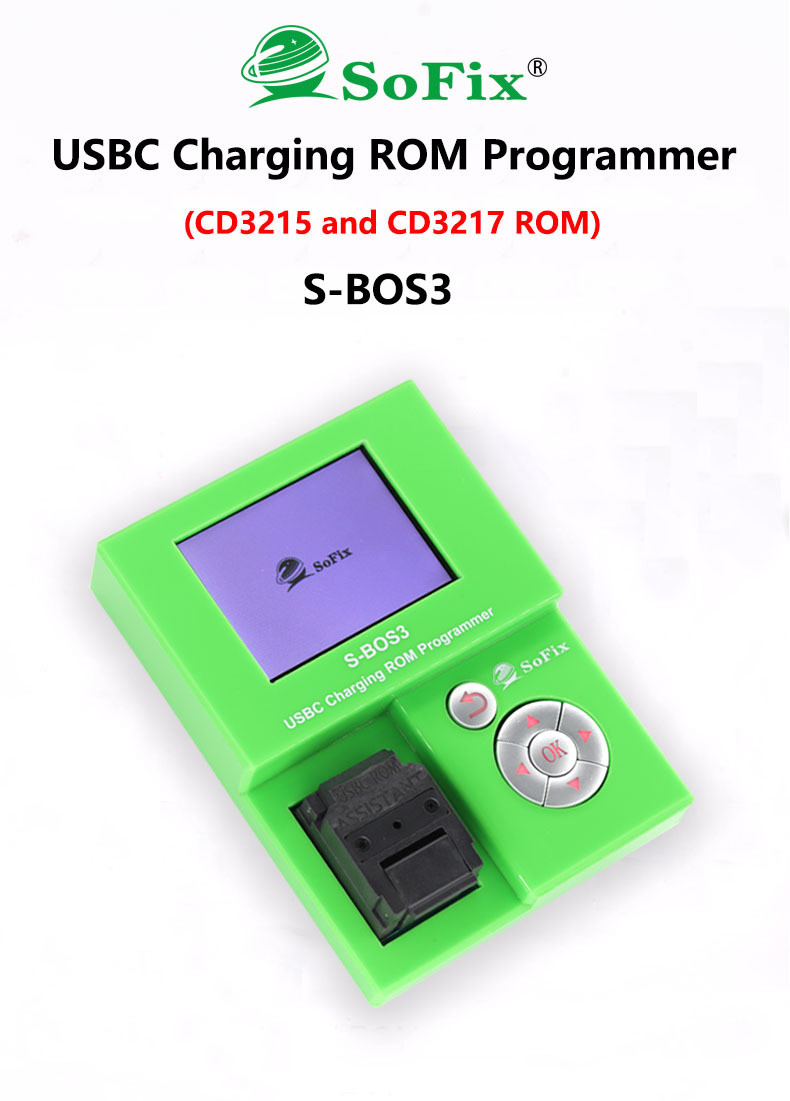 S-BOS3 USB_C Charging CD chip ROM Programmer