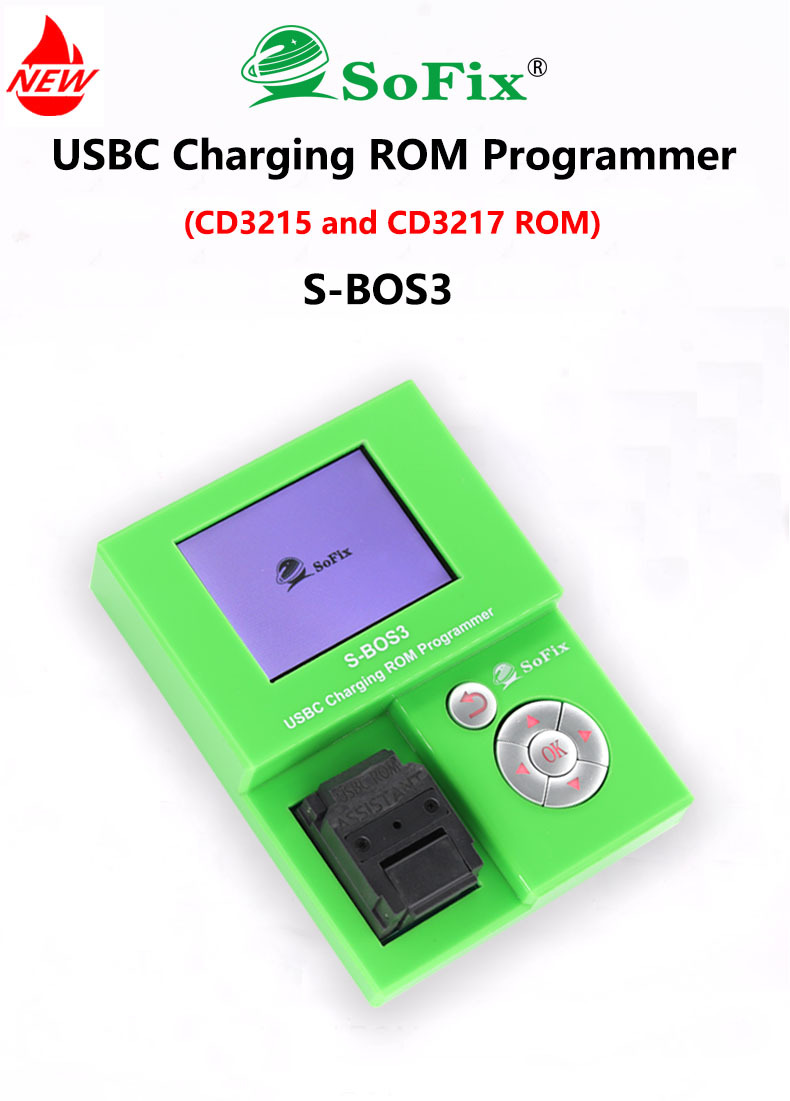 S-BOS3 USB_C Charging CD chip ROM Programmer