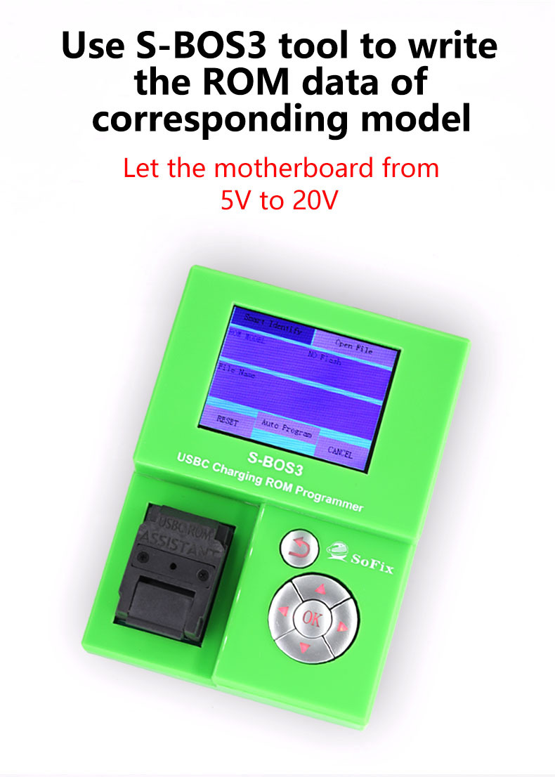 S-BOS3 USB_C Charging CD chip ROM Programmer
